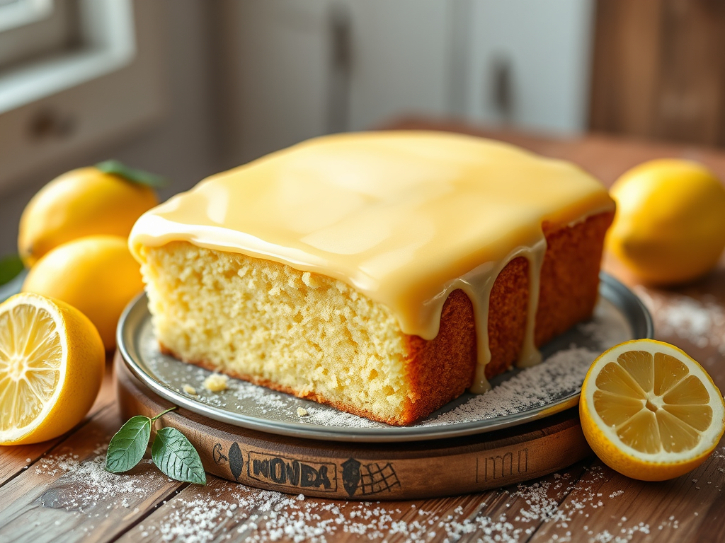 Une délicieuse recette de cake au citron ultra&nbsp;moelleux